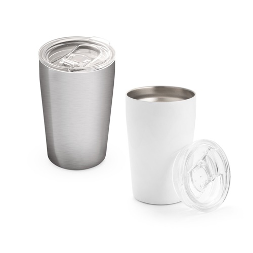 SLIDER. Copo de viagem para sublimação em aço inoxidável 380 mL