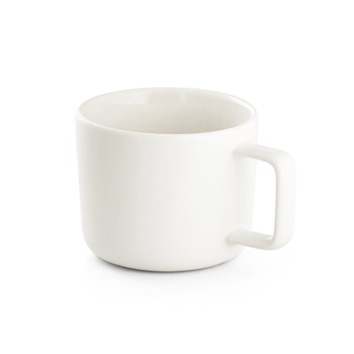 FANGIO. Caneca em cerâmica com base em bambu 220 mL