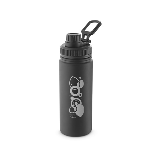 FEDERER. Garrafa em 90% de aço inoxidável reciclado 570 mL