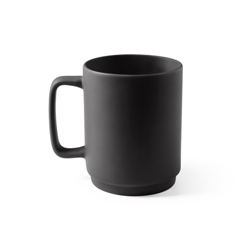 MIGHTY. Caneca em cerâmica com corpo cilindrico 330 mL