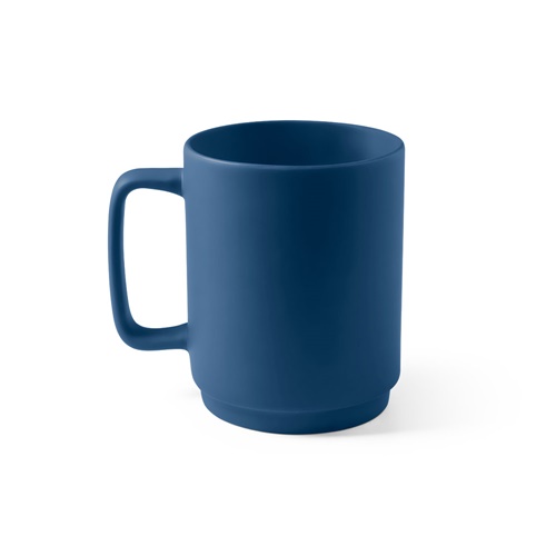 MIGHTY. Caneca em cerâmica com corpo cilindrico 330 mL