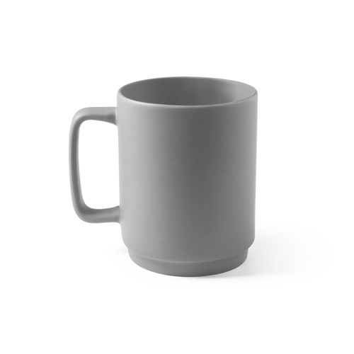 MIGHTY. Caneca em cerâmica com corpo cilindrico 330 mL