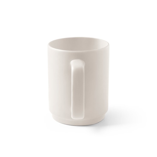 MIGHTY. Caneca em cerâmica com corpo cilindrico 330 mL