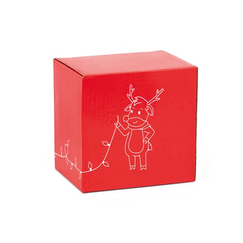 REINDEER. Caneca com impressão natalícia 330 mL