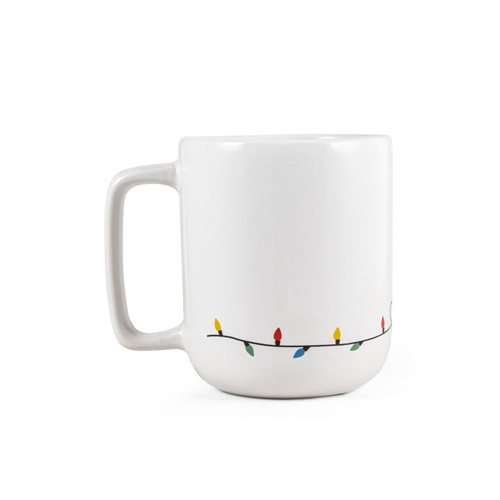 REINDEER. Caneca com impressão natalícia 330 mL