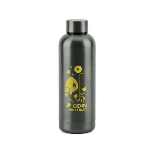 ODIN METTALIC. Garrafa em 90% de aço inoxidável reciclado 550 mL