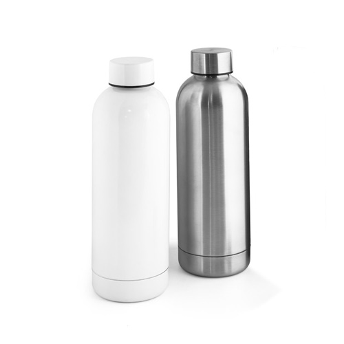ODIN METTALIC. Garrafa em 90% de aço inoxidável reciclado 550 mL