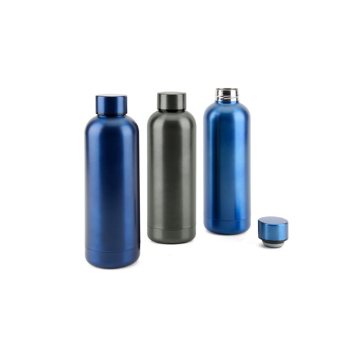 ODIN METTALIC. Garrafa em 90% de aço inoxidável reciclado 550 mL