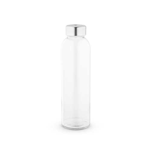 SOLER. Garrafa em vidro e tampa em aço inoxidável para sublimação 500 mL