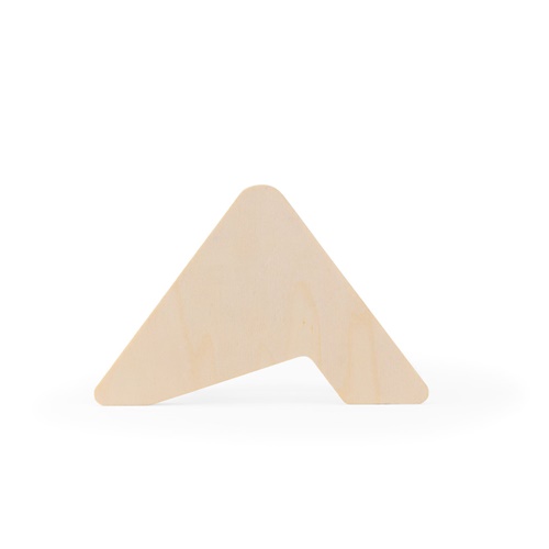 PLYCORK. Suporte em contraplacado com 6 bases para copos em cortiça