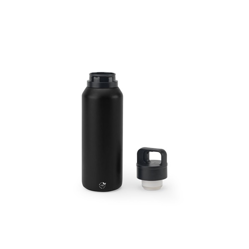 NICKLAUS. Garrafa em aço inoxidável (91% reciclado) com parede dupla isolada a vácuo 590 mL
