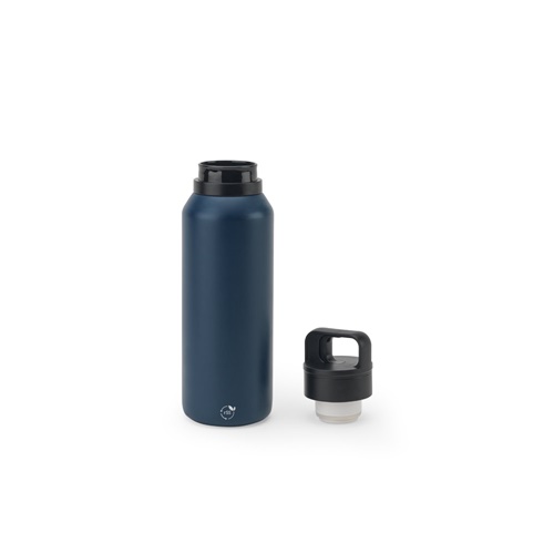 NICKLAUS. Garrafa em aço inoxidável (91% reciclado) com parede dupla isolada a vácuo 590 mL
