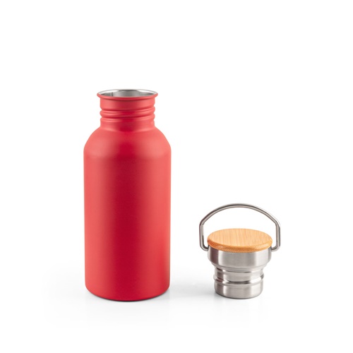 EWING. Garrafa em aço inoxidável (90% reciclado) com parede simples