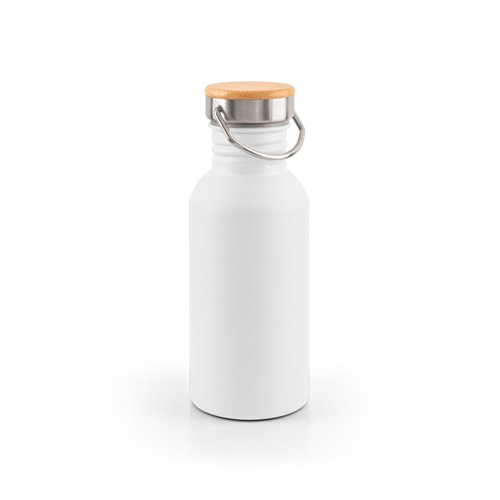 EWING. Garrafa em aço inoxidável (90% reciclado) com parede simples