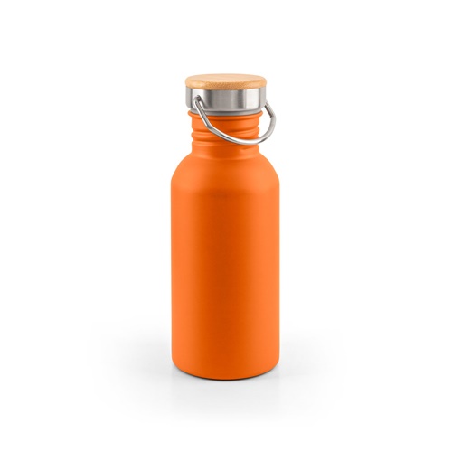 EWING. Garrafa em aço inoxidável (90% reciclado) com parede simples