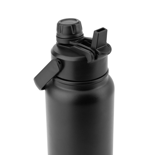 ALCARAZ. Garrafa em aço inoxidável (90% reciclado), com parede dupla isolada a vácuo