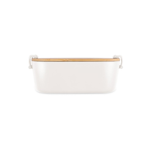 MAHLEB. Caixa hermética em PP com tampa em bambu