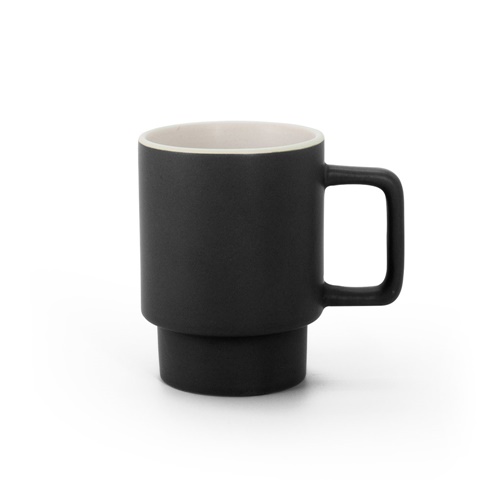 KUERTEN. Caneca de cerâmica com acabamento mate 330 mL