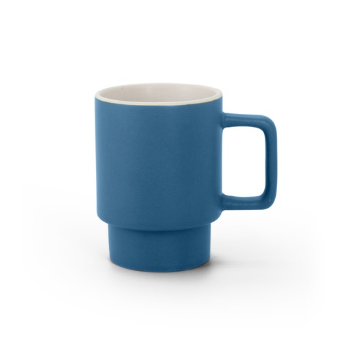 KUERTEN. Caneca de cerâmica com acabamento mate 330 mL