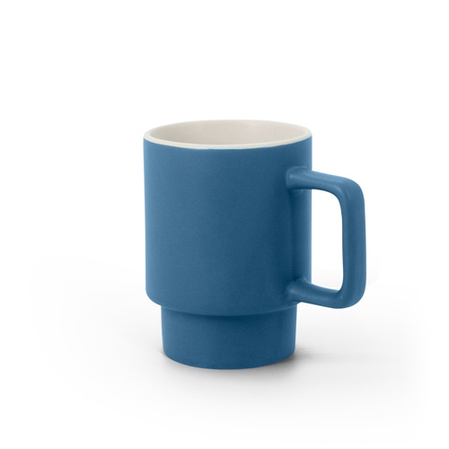 KUERTEN. Caneca de cerâmica com acabamento mate 330 mL