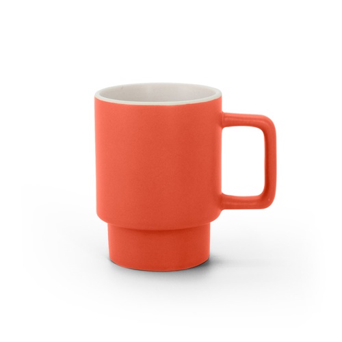 KUERTEN. Caneca de cerâmica com acabamento mate 330 mL