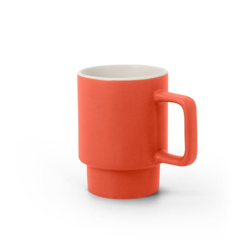 KUERTEN. Caneca de cerâmica com acabamento mate 330 mL