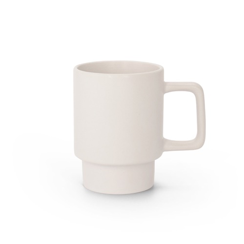 KUERTEN. Caneca de cerâmica com acabamento mate 330 mL