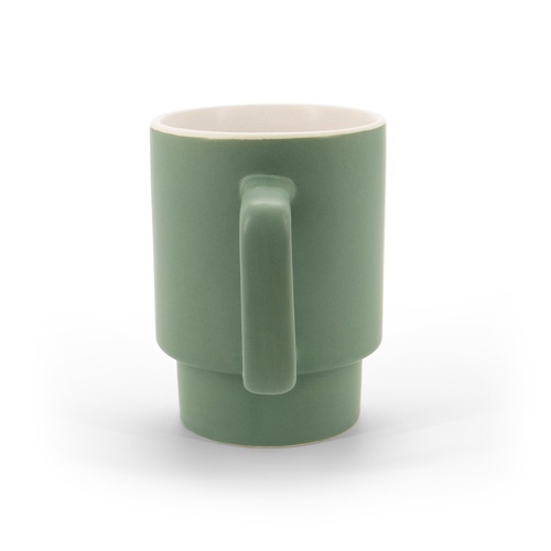 KUERTEN. Caneca de cerâmica com acabamento mate 330 mL
