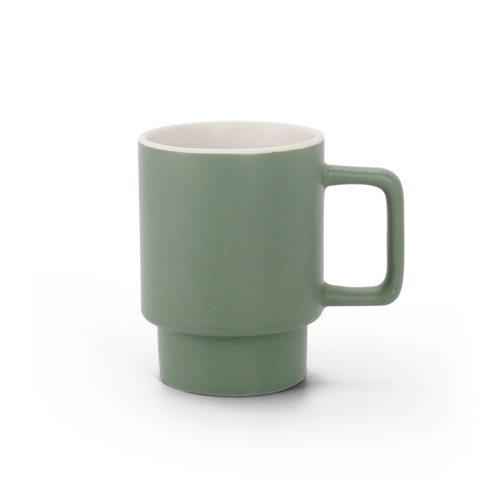 KUERTEN. Caneca de cerâmica com acabamento mate 330 mL