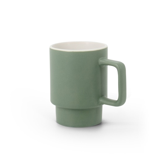 KUERTEN. Caneca de cerâmica com acabamento mate 330 mL