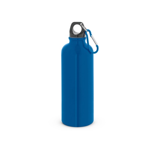 KELCE. Garrafa em aço inoxidável com parede simples e mosquetão 550 ml