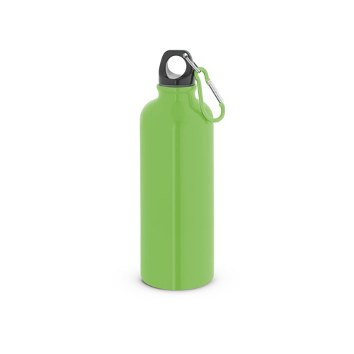 KELCE. Garrafa em aço inoxidável com parede simples e mosquetão 550 ml