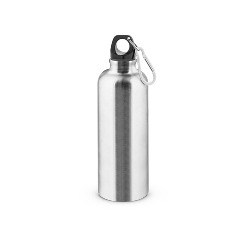 KELCE. Garrafa em aço inoxidável com parede simples e mosquetão 550 ml