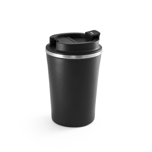 PHELPS CERAMIC. Copo de viagem em aço inoxidável com acabamento interior em cerâmica 470 mL