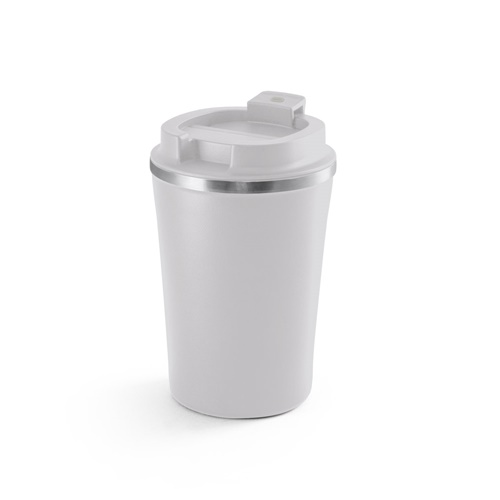 PHELPS CERAMIC. Copo de viagem em aço inoxidável com acabamento interior em cerâmica 470 mL