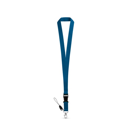 ANQUETIL. Lanyard em poliéster com mosquetão em metal