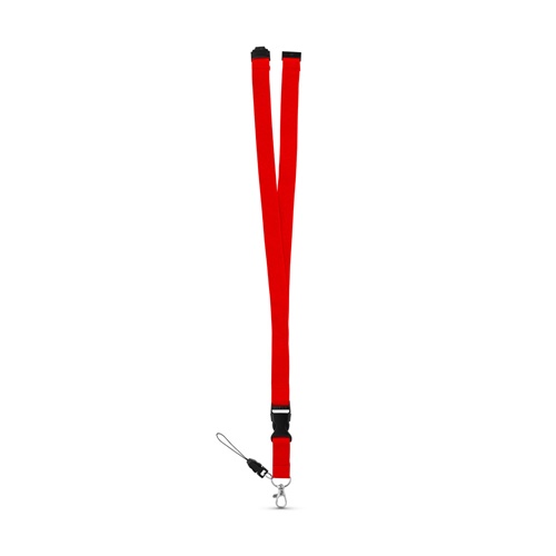 MURRAY. Lanyard em poliéster com mosquetão em metal