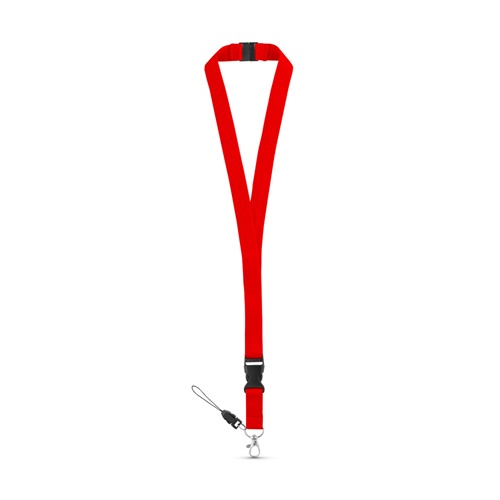 MURRAY. Lanyard em poliéster com mosquetão em metal