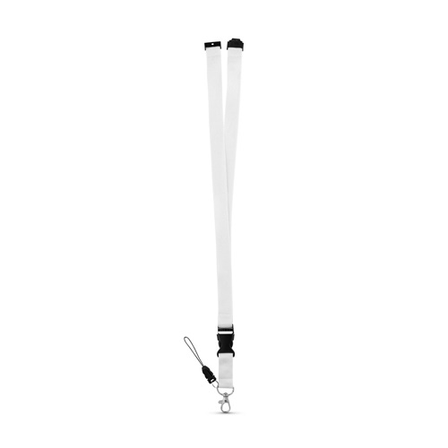 MURRAY. Lanyard em poliéster com mosquetão em metal
