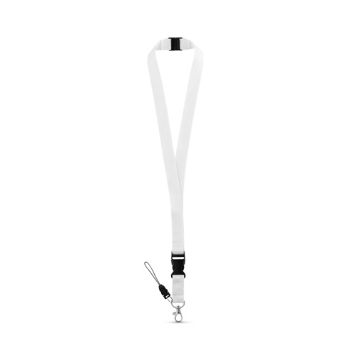 MURRAY. Lanyard em poliéster com mosquetão em metal