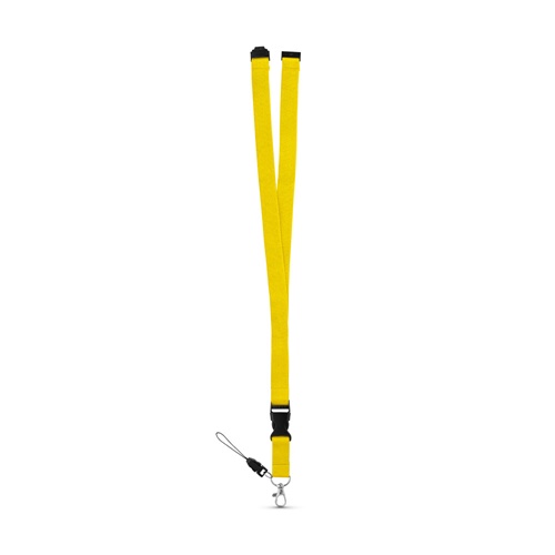 MURRAY. Lanyard em poliéster com mosquetão em metal