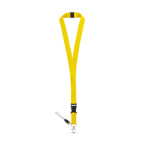 MURRAY. Lanyard em poliéster com mosquetão em metal