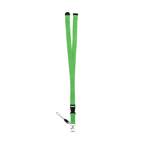 MURRAY. Lanyard em poliéster com mosquetão em metal