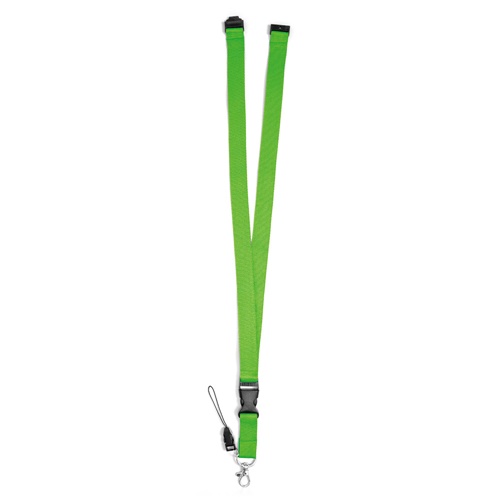 MURRAY. Lanyard em poliéster com mosquetão em metal