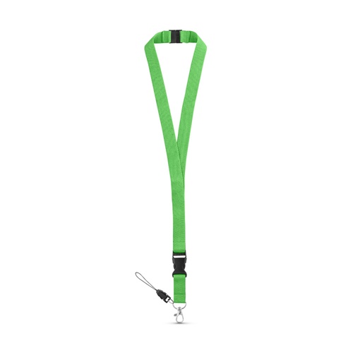 MURRAY. Lanyard em poliéster com mosquetão em metal