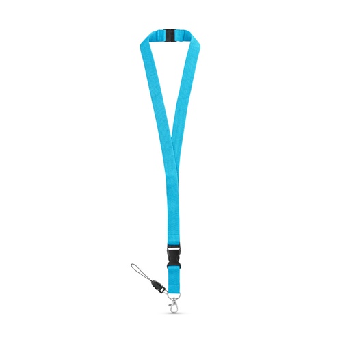 MURRAY. Lanyard em poliéster com mosquetão em metal