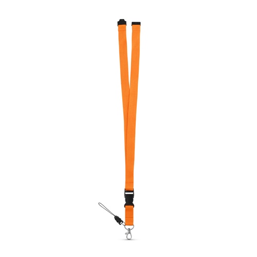 MURRAY. Lanyard em poliéster com mosquetão em metal