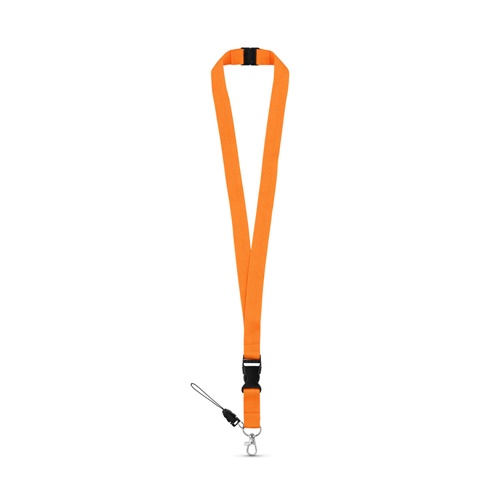 MURRAY. Lanyard em poliéster com mosquetão em metal