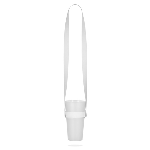 SWINDON. SET Lanyard SUBLIMATION Long II (20 mm) Duo com porta-copos em elástico de sublimação