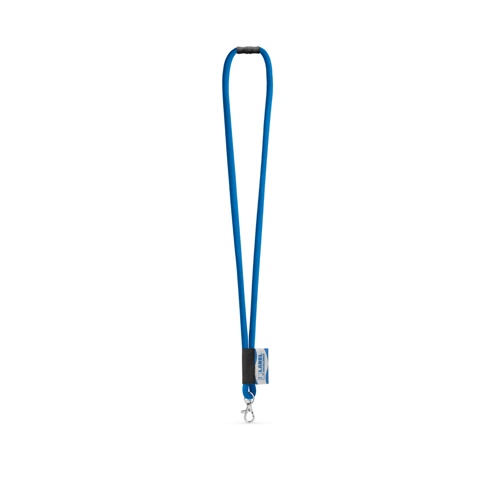 WISBECH. SET Lanyard TUBE Long (Ø 7 mm) com mosquetão de gatilho 9 mm e Fecho de segurança Ø 7 mm